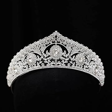 Gioielli per capelli Corona Diademi per donne Stile coreano Super Flash Strass Cer Flash Strass Corona da sposa Fotografia Abito Matrimonio Compleanno Accessori per copricapo, Foto Colore-19