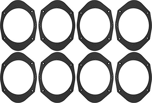 Speaker Adapter Spacer Rings SAK006_55 Universal 5x7" or 6x8" to 6 1/2" 6.5-4 Pair - SAK006_55