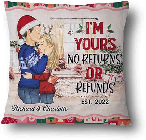 Miniatura 9 de Personalizada de todas las cosas extrañas que he encontrado en línea You're by Far Favorite Pillow Birthday for Couple Hubby Wifey Boyfriend