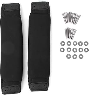 Mrisata Foot Straps Kiteboard, Kiteboard Footstraps, Surfing Foot Strap, Black Solid Firm for Kiteboard Surfing Kitesurfing Surf Board, Kiteboard Footstraps, Windsurf Surf Board Foot