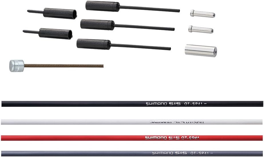 Shimano Road Shift Cable Set Polymer Coated Orange