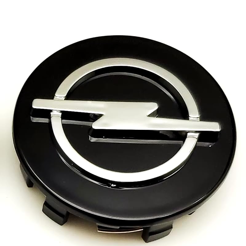 4 Pezzi Auto Coprimozzi per Opel Agila, Coprimozzo Centrale Tappi per Ruote Coprimozzo Ruota ABS Tappi di Cerchioni Accessori per Auto,A-60mm