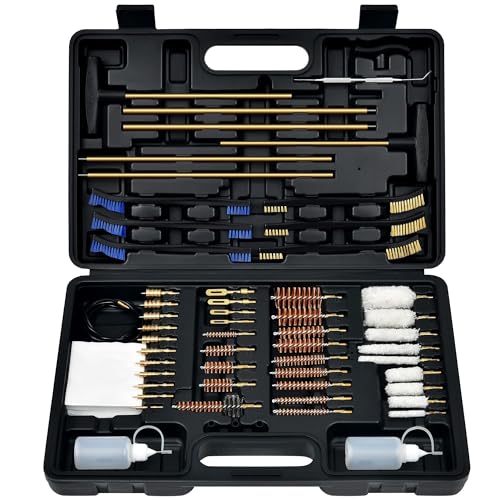 GLORYFIRE Elite Gun Cleaning Kit Universal Gun Cleaner for Shotgun, Pistol, Rifle, All Guns with Lightweight Carrying Case, Reinforced and Lengthened Rods and Steel Wire, High-end Double Head Brushes - Thumbnail 7