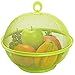 Fruteros, Forma De Manzana Malla Frutas Frescas Cesta De Almacenamiento con Tapa Decoración De Mesa De Comedor Caja De Almacenamiento Cesta Fruteros De Cocina Modernos,Verde