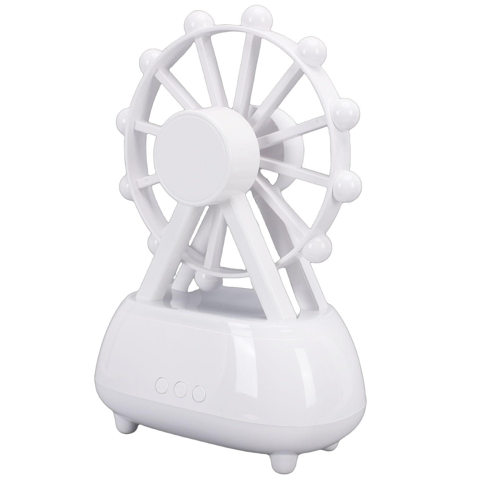 Umidificatore per Luce Notturna con Altoparlante Bluetooth con Design a Ruota Panoramica Rotante per la Camera da Letto di Casa - Diffusore di Oli Essenziali a Nebbia Fredda, Diffusore di