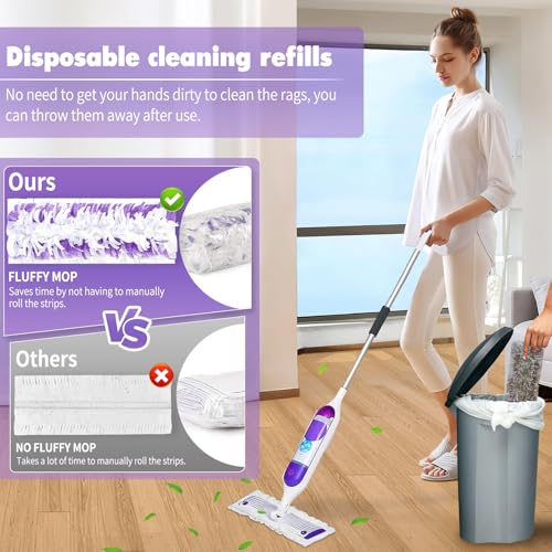 Image of Cafonil 60 Pack Disposable Power Mop Pads for Swiffer Power Mop Pads | Compatible with Swiffer Power Mop Refills Thickened Multi-Surface Replacement for Swiffer Wet Pads Refill on Finished Floors