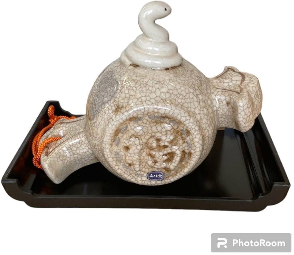 Amazon.co.jp: 志野焼 打ち出の小槌 陶器 薬師窯 招福 縁起物 光堂 白