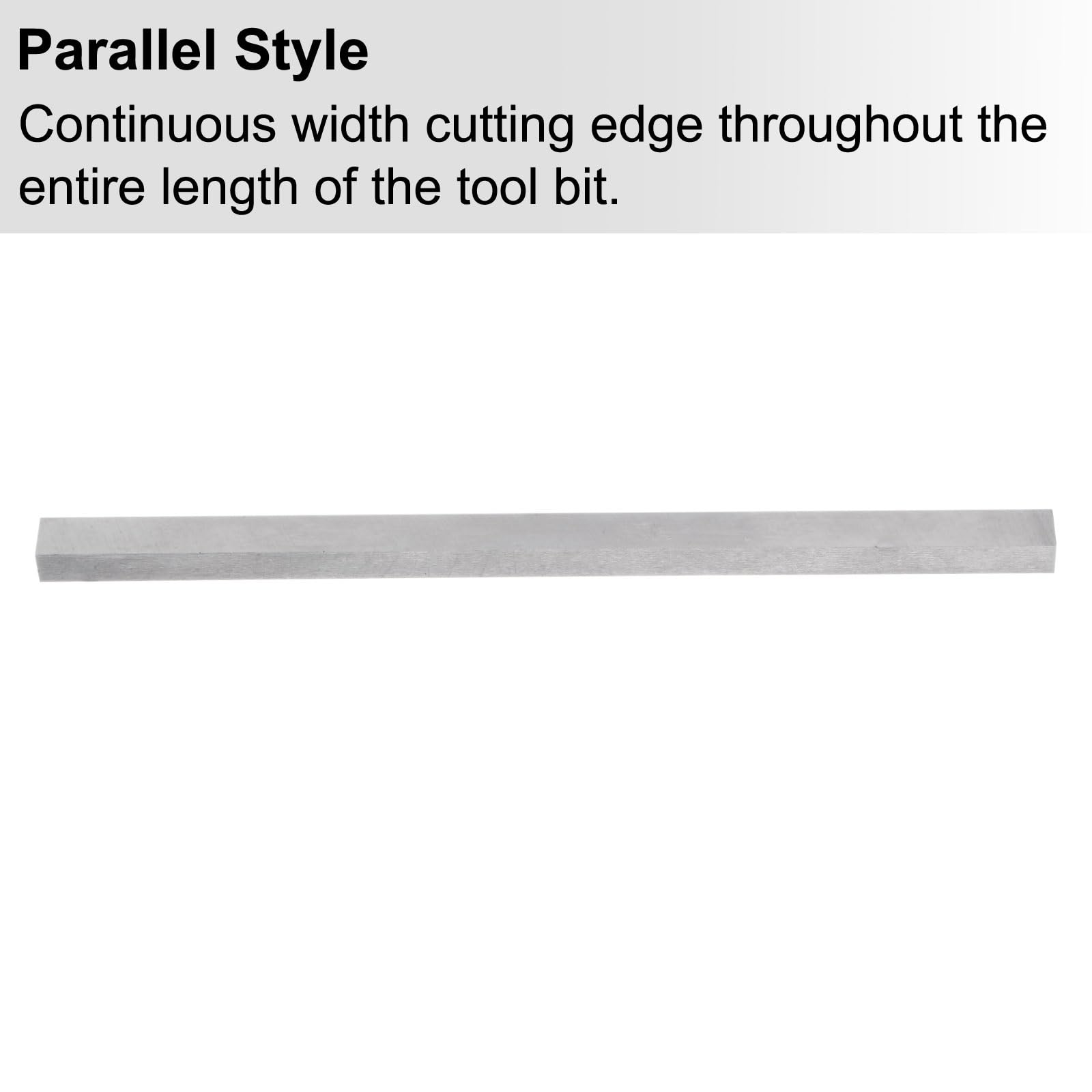 sourcing map Punta per tornio 8 mm x 10 mm x 200 mm, acciaio HSS, rettangolare, 5 pezzi
