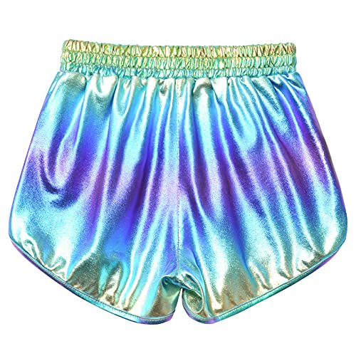 Image of Perfashion Girls Metallic Shorts Sparkly Shiny Hot Pants Gold /Silver /Pink Outfit