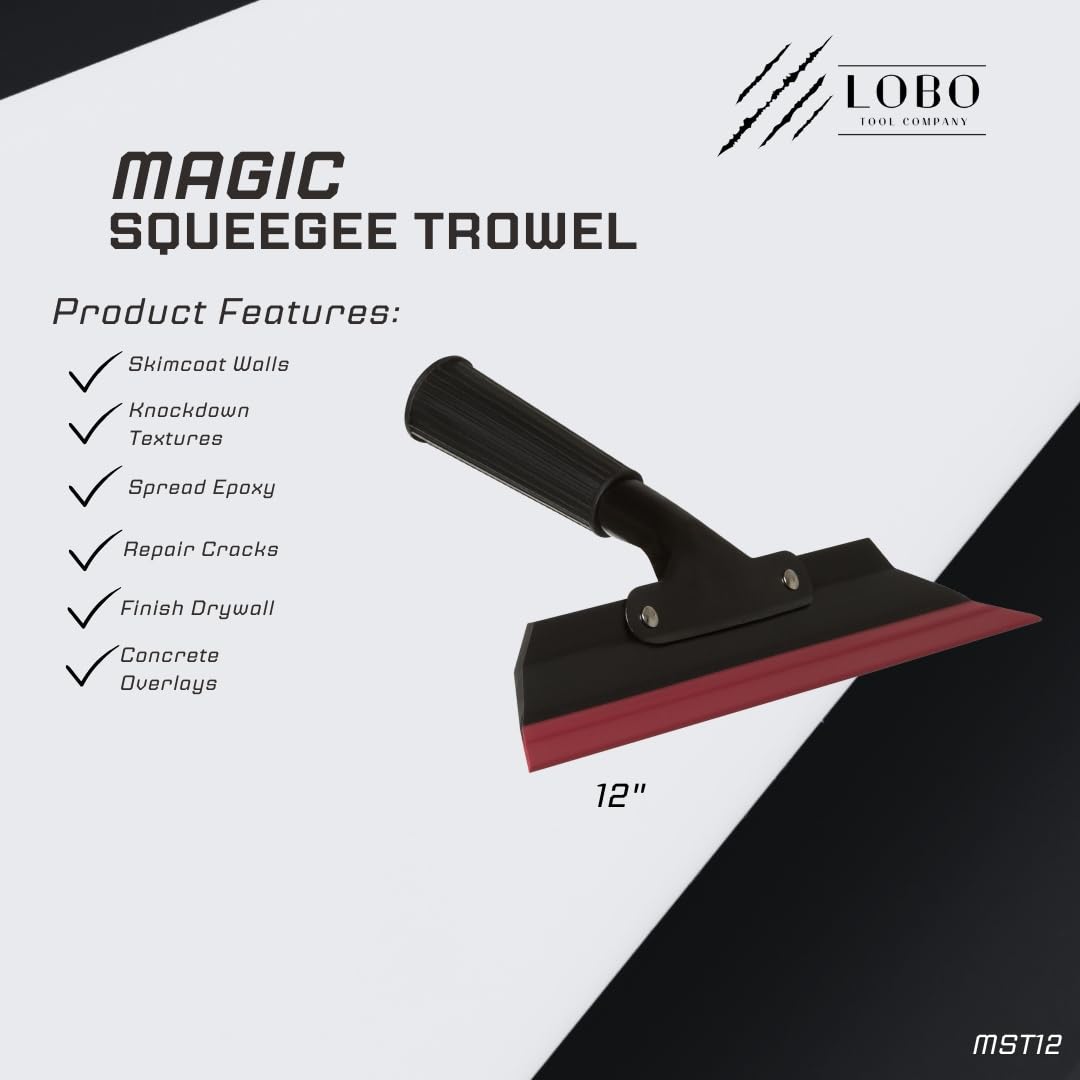 Lobo Tools - Paleta mágica para derribar, yeso, hormigón, epoxi (30,5 cm)