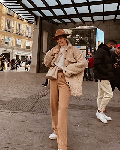 Tijn Crossbody Handbag For Women Top-Handle Leather Fashion Mini Tote Shoulder Bag Medium Size Retro Bucket Bag.cream (Guna) #TOP6