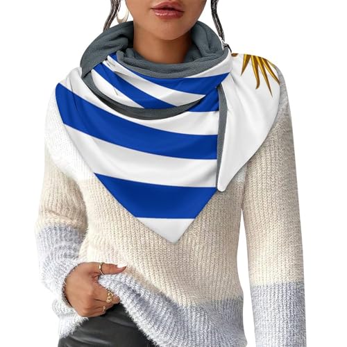 Uruguay Uruguayan Women's Scarf Wraps Neck Triangle Scarf Decorative Clothing Accessories 61