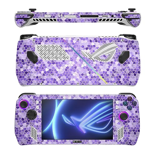 Image of MightySkins Carbon Fiber Skin Compatible with Asus ROG Ally - Stained Glass | Protective, Durable Textured Carbon Fiber Finish | Easy to Apply