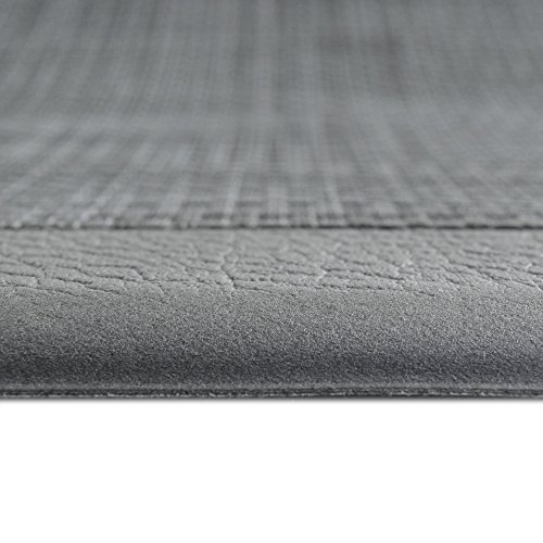 Icustomrug Ergonomic Anti Fatigue Kitchen Mat With Durable Textalene Surface, For Comfort While Standing In Kitchen, Bathroom, Workstation Memory Foam Mat 39"×20"×0.50" (L×W×H) In Smoke #TOP7