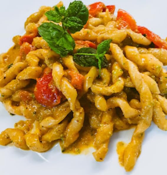 Busiate corte artigianali trapanesi 100% grano siciliano autoctono molito a pietra naturale. Confezione da 24 pacchi da 500 gr. cadauno (Totale 12 Kg.)