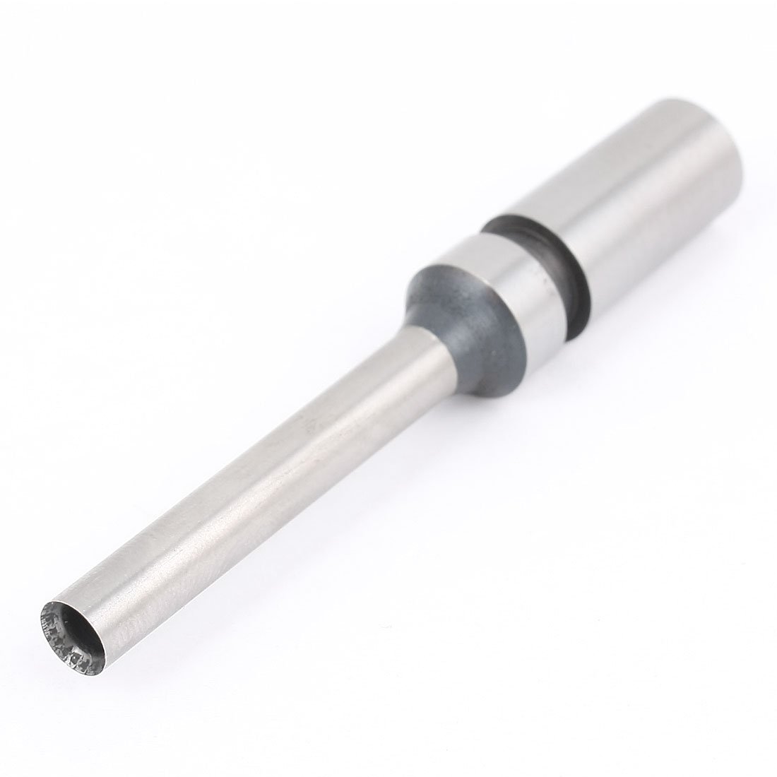 Aexit Perforación de 6 mm Dia Taper Shank Máquina de punzonado Hueco de papel Broca Tono plateado 75 (model: B4437IVVIII-9315CG) mm de largo