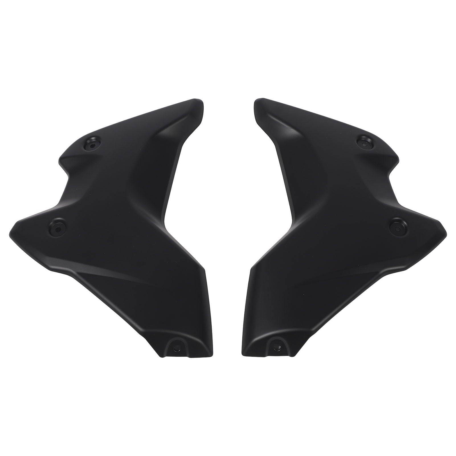 Tbest Vorderer Kühlerschutz Seitenverkleidungsabdeckung, Vorderer Kühlerschutz Seitenverkleidung Motorradschutz R1250GS LC R1250 GS R 1250GS 2018-2023 Hochwertiges ABS-Material (Black)