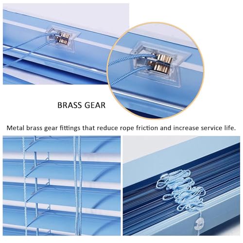 Persianas venecianas de aluminio para ventanas: control de luz horizontal opaco 5