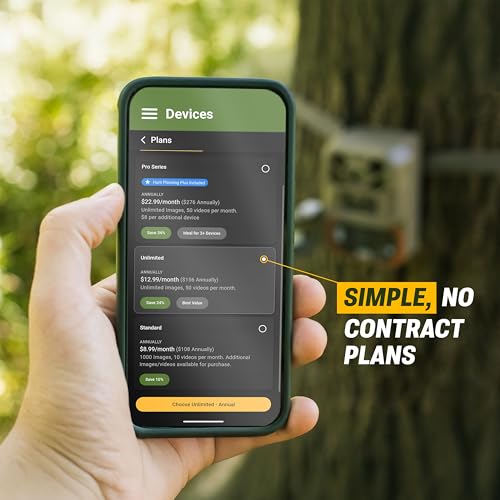 Image of Moultrie Edge 3 Cellular Trail Camera Bundle with Flex Mount 2 - 40MP HD Photos, 1080p Video, Low-Glow Flash, GPS, Multi-Carrier Auto-Connect, Built-in Memory, 0.5s Trigger, AI Buck Detection