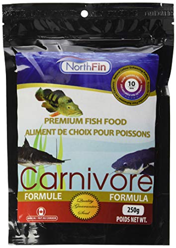 Northfin Food Carnivore Formula 10Mm Pellet 250 Gram Package #TOP23
