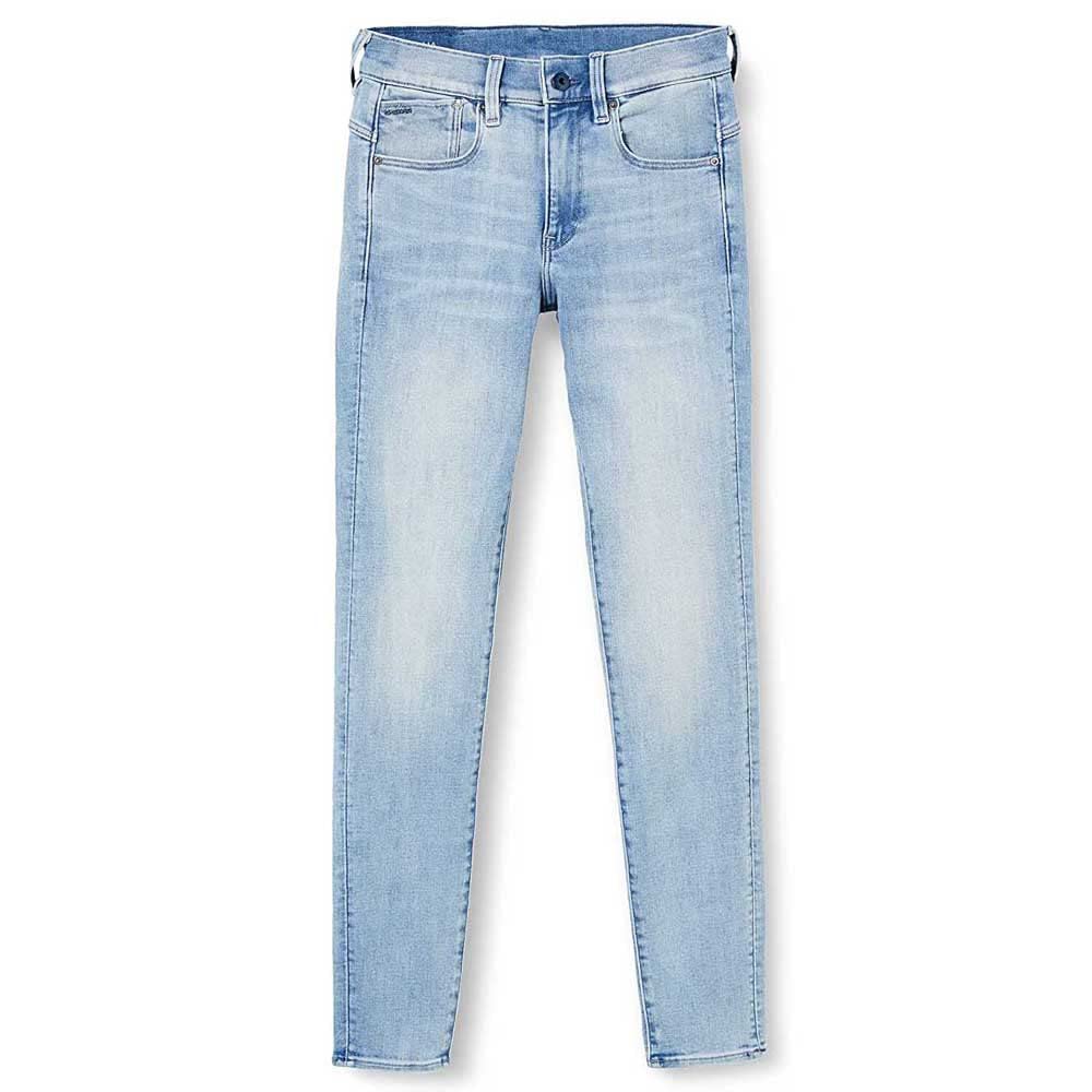 G-STAR Damen Lhana Skinny Jeans Jeans, Blau (Lt Indigo Aged D19079-c051-8436), 32W / 34L