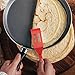 Mrs. Anderson’s Baking Mini Brownie Serving Spatula, 8-Inches x 1.5-Inches, Heat-Resistant Flexible Nonstick Silicone, Red