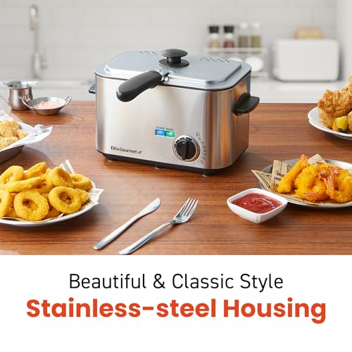 Elite Gourmet EDF1116 Electric 1.2 Qt. / 4.8 Cup Oil Capacity Deep Fryer の商品画像 5