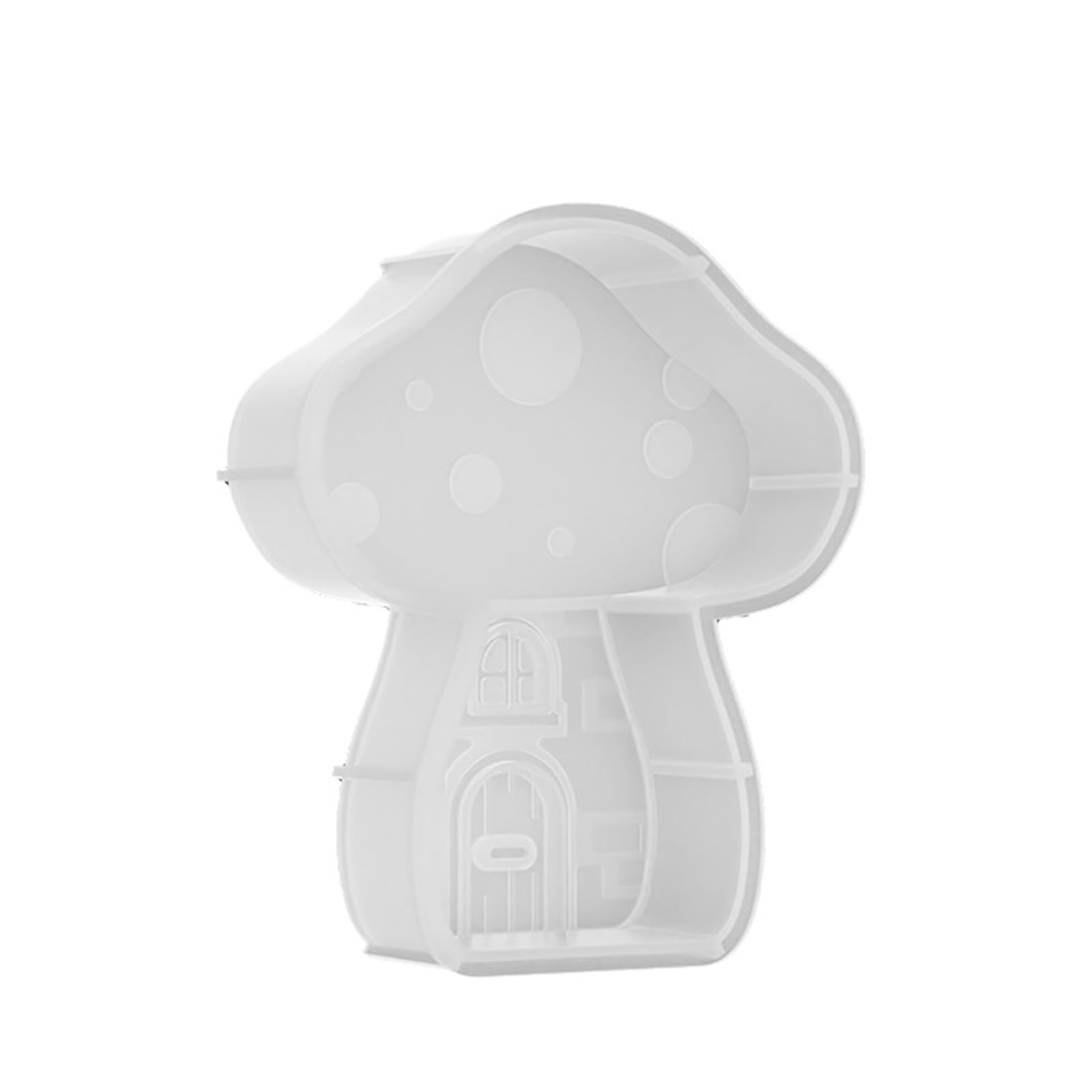 X-Institute Mushroom House Silicone Molds for Epoxy Resin Soap Gypsum for Home Decoration Craft