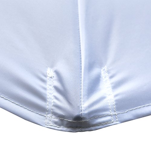 Image of ABCCANOPY 9ft Market Umbrella Replacement Patio Umbrella Top Outdoor Umbrella Canopy 8 Ribs 23+ Colors(Sorrento White)
