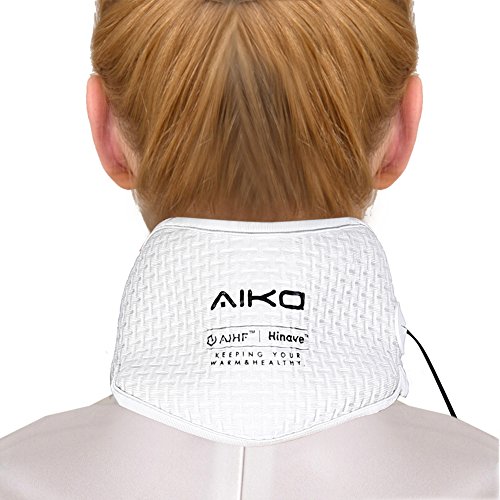 Neck Wrap Heating Brace Electric Soft Cervical Support Collar Graphene Heating Pad Natural Physical for Neck Stiff Pain Relief, Headache, Migraines