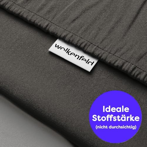 Wolkenfeld Bettwäsche 155x200 Baumwolle Reforcè Oeko-TEX – Bettwäsche-Sets Mit Bettbezug 155x200 & Kissenbezug 80x80… – Ansicht 6