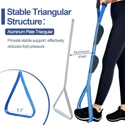 leg lifter for after hip replacement amp knee surgery recovery - rigid leg lifter with large foot loop elderly mobility aid post-surgery assist device