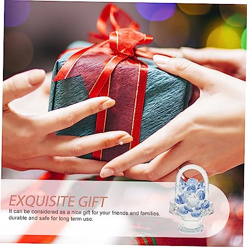 TOPBATHY Decor 5pcs Crystal Ornaments Crystal Table Office Wedding Office Decor