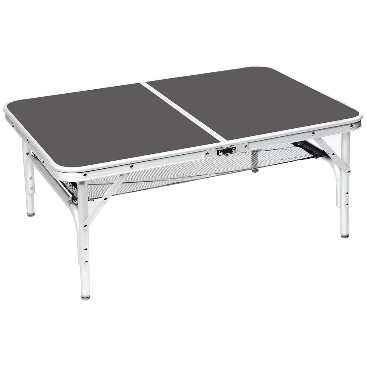 Bo-Camp - Tisch - Grau - Koffer-Modell - 90x60cm