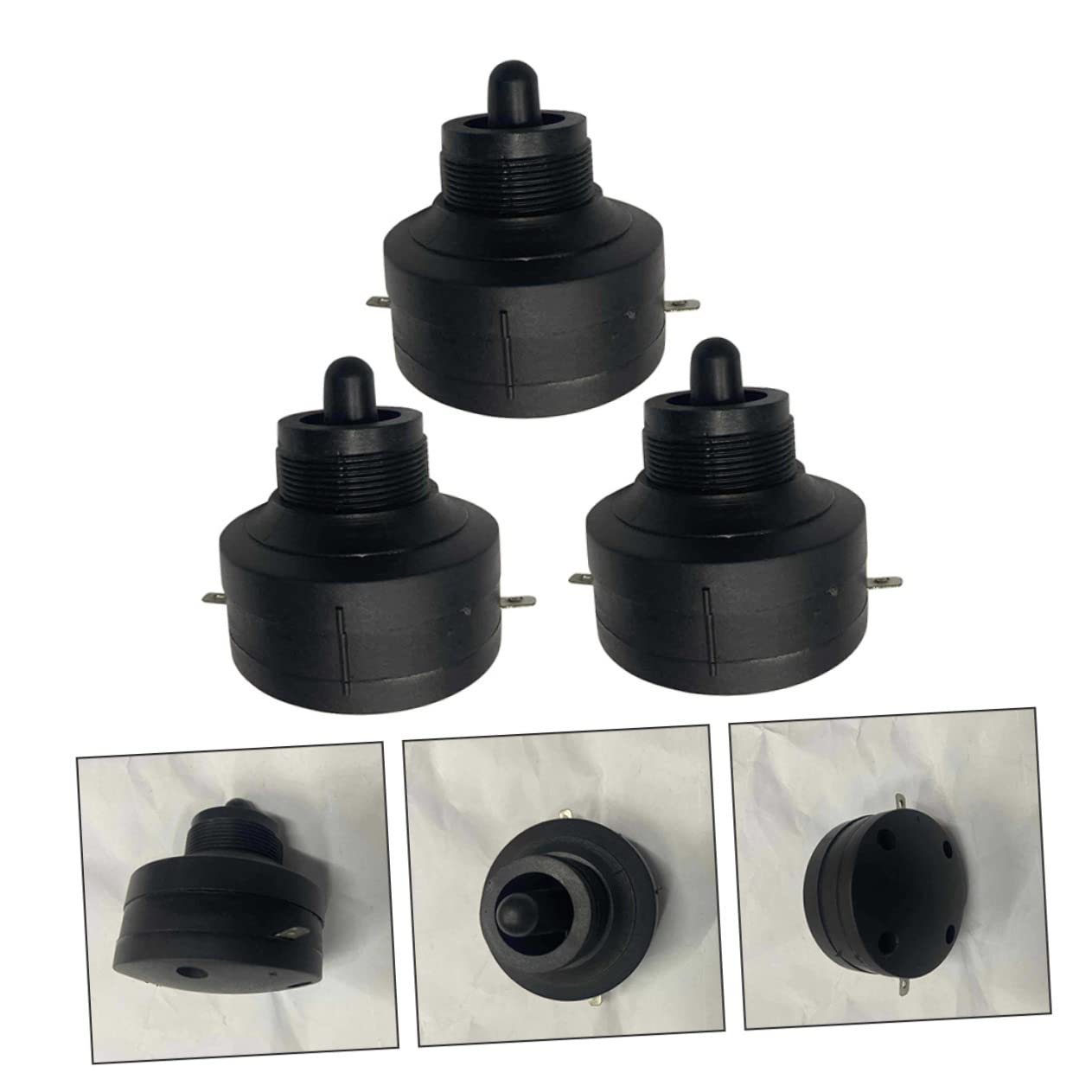 HAPINARY 3pcs Horn for Car Piezoelectric Speakers Compact Loudspeaker Replacement for Automotive Easy Installation Sound Output for Car Enthusiasts