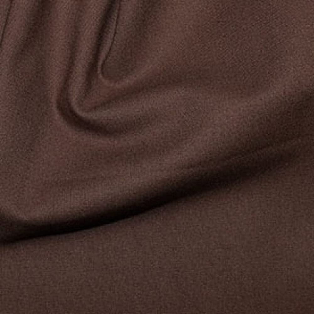 Plain Coloured True Craft 100% Cotton Dressmaking Patchwork Fabric (per metre) (12 Brunette)