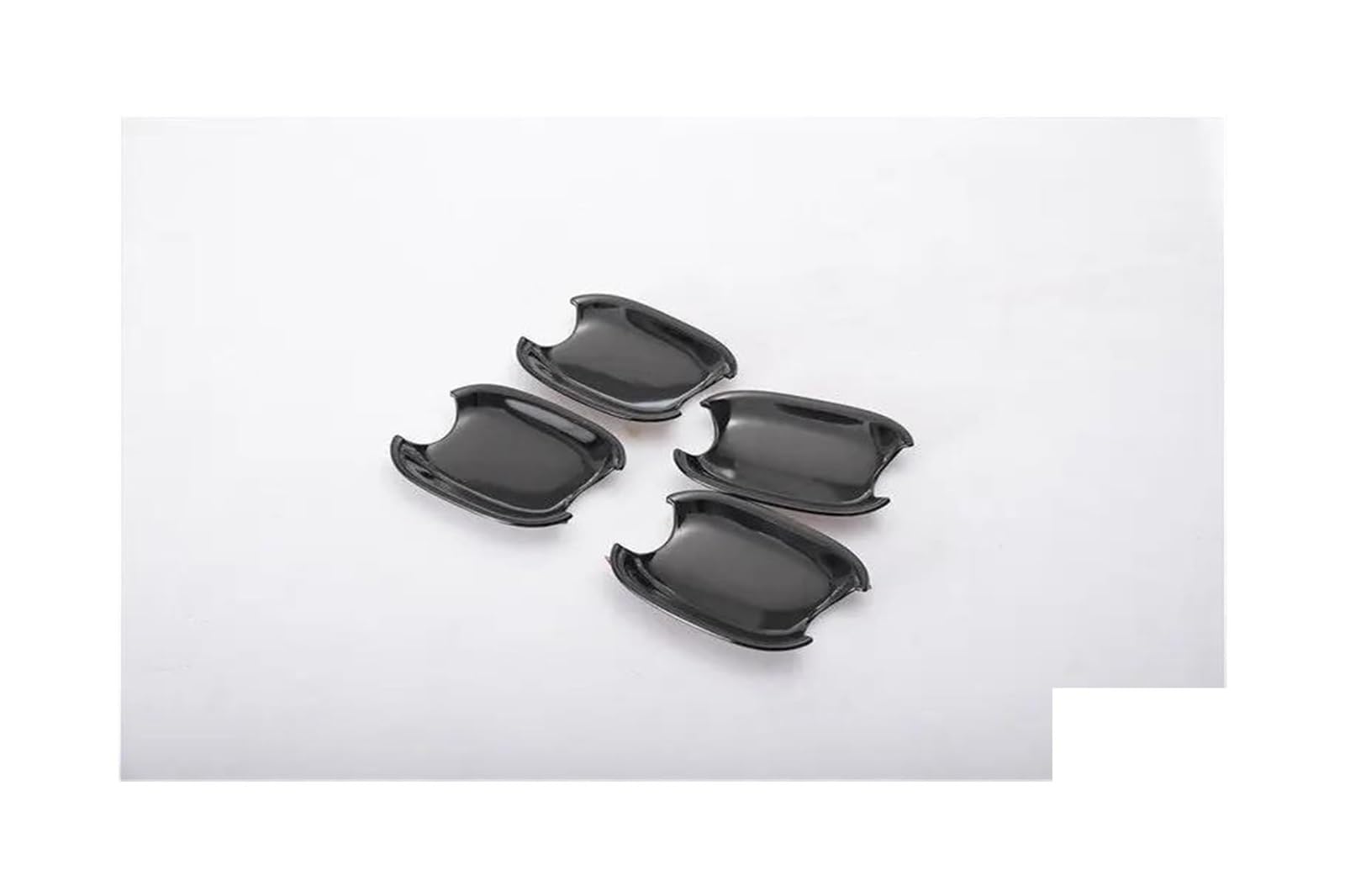 Hckclmbmzw Black A For A4 B8 2009-2016 Protective Cover Door Handle Outer Bowls Trim Car Assecories Styling Stickers Door Handle Cover(Black A)