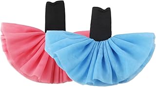 Totority 8 Peças Fantasias De Balé De Boneca Saias De Boneca Pequena Acessório De Boneca Vestido De Boneca De 30Cm Roupas De Balé De Chiffon Brinquedos De Vestir Bonecas Saias De