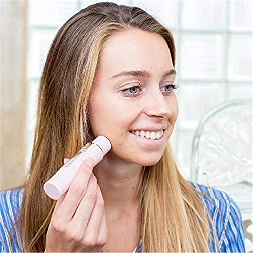 Andoer 4 em 1 removedor elétrico de cabelo portátil removedor de pêlos do nariz aparador de sobrance