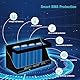 12V 8Ah Lifepo4 Batterie, Wiederaufladbare Lithium Batterie für Tiefentladung mit bis zu über 3000 Ladezyklen, integriertes 10A BMS, Verwendung für Solar/Windenergie, Beleuchtung, Fischfinder