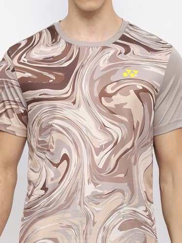 Image of YONEX Essentia 3 Round Neck T-Shirt 2966- Sustainable Performance | TruDry Moisture-Wicking | Cool, Dry and Comfortable | Round Neck | Light Weight | Eco-Friendly T-Shirt Recycled Plastic Bottles