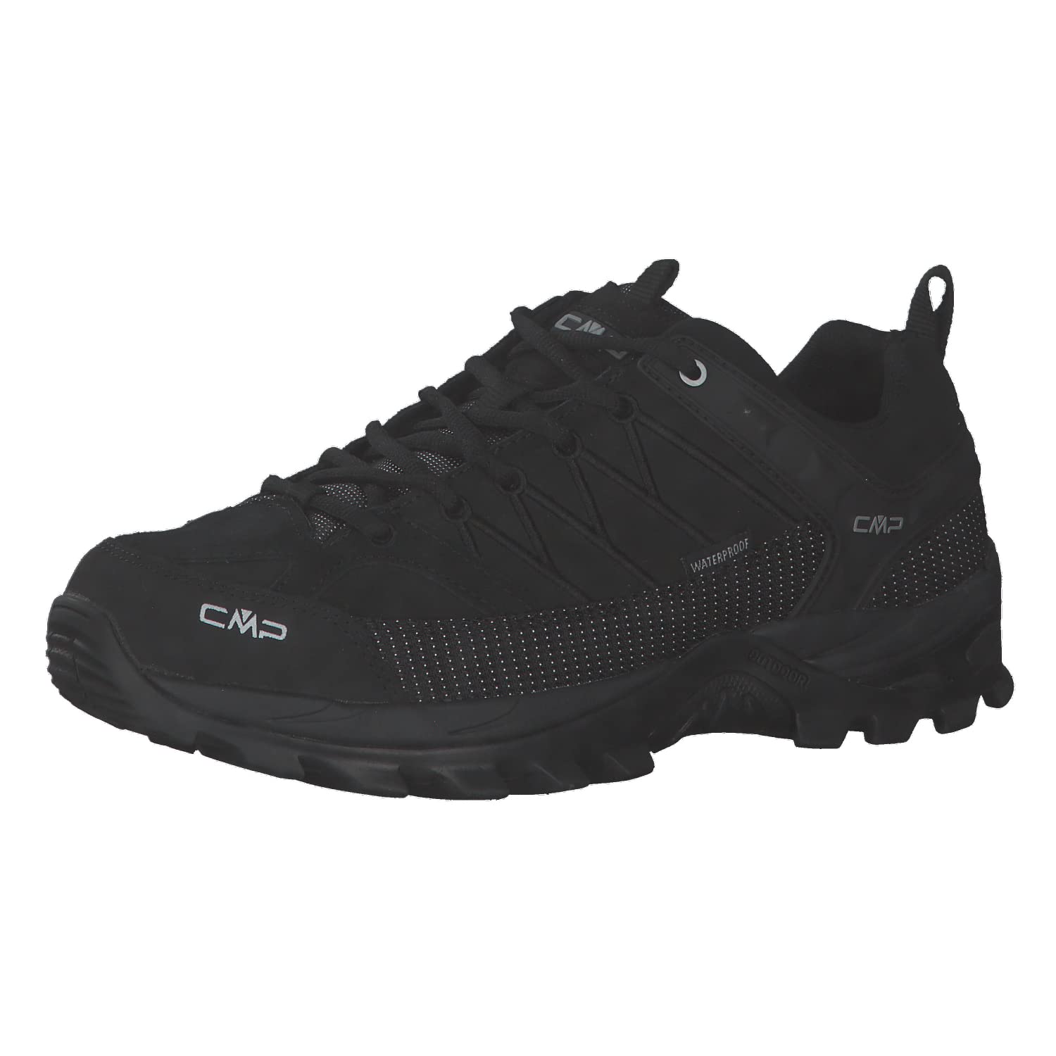 CMP Rigel Low Trekking Shoes Wp Nero-Nero UK 11