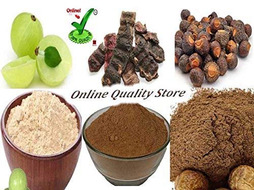 Polvo Reetha, Amla, Shikakai y Mehandi 400g miniatura 3