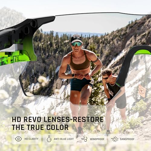 Image of TOREGE Z87 Sports Sunglasses for Men and Women-UV Protection, Ideal for Cycling, Fishing, Baseball, Running, Golf Iceman