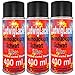 Produktbild 3 x Spraydosen 400ml Thermolack Silber bis 800 Grad Autolack