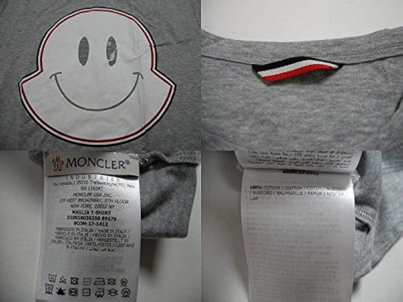 サイズS■新品 本物■モンクレール ニコちゃん スマイルTシャツ グレー メンズ Amazon | [モンクレール] ニコちゃんロゴTシャツ にこちゃん スマイル