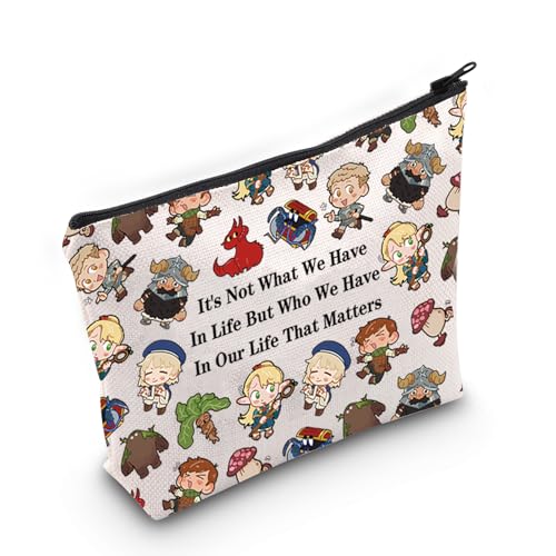 JXGZSO trousse maquillage Dunmesh anime Foodie fermeture