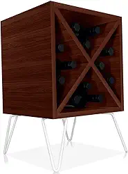 Suporte Adega De Vinho Santiago Madeira MDF 12 Garrafas - Branco Villandry