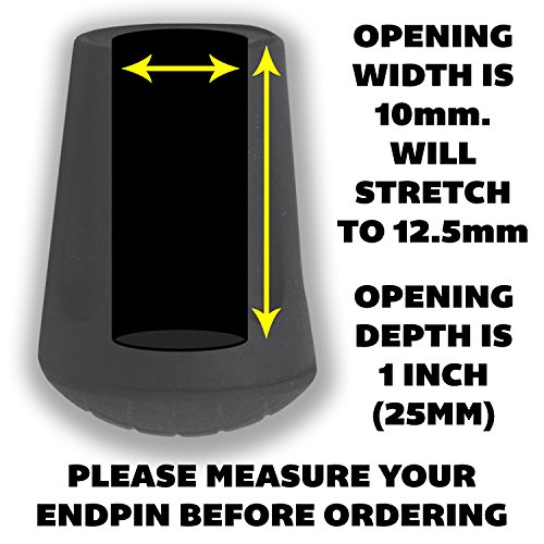 Superior Bassworks Ultimate Upright Double Bass Endpin Rubber Tip For 10.0-12.5Mm Diameter Large Endpins #TOP1