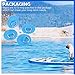 Yetaha 12PCS Stainless Steel D Rings Patch, Blue D-Ring PVC Patch, Round Shape D Ring Pad for Inflatable Boat Raft Dinghy Kayak Canoe Surfboard Stand Up Paddle Board, NO Glue Included